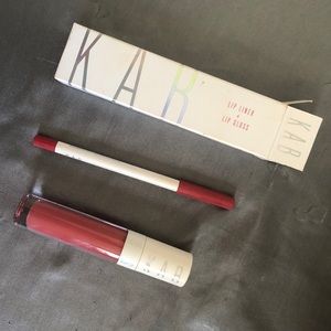 KAB lip liner and lip gloss duo